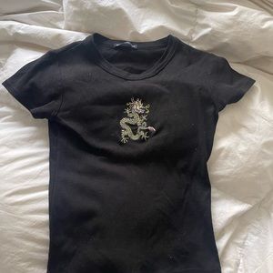 Brandy Melville Dragon Baby Tee